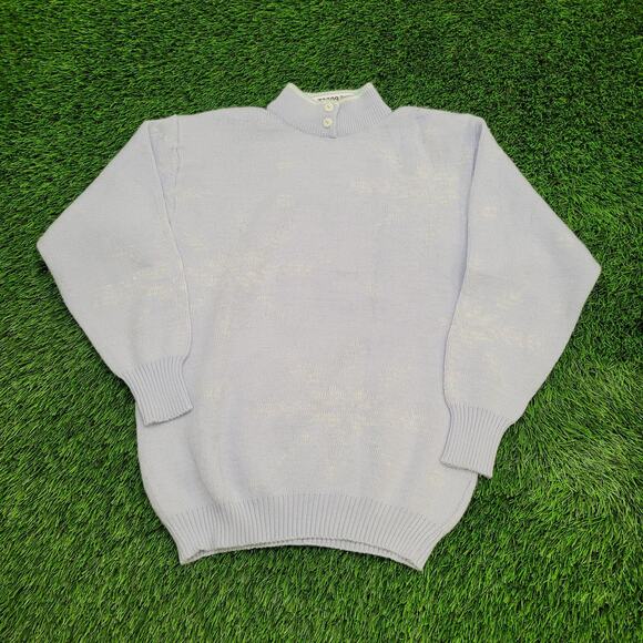 Cute MOD Sweater Womens Medium 19x25 Purple - Picture 1 of 12